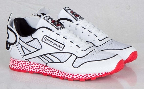 reebok classic leather lux keith haring