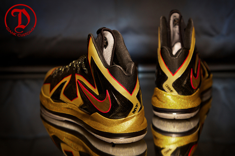 Lebron X Gold Dank 13