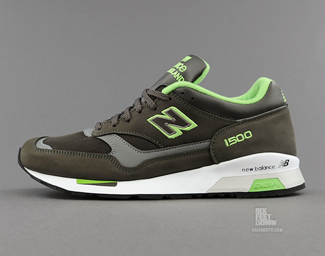 New Balance 1500 Olive Neon Green 01