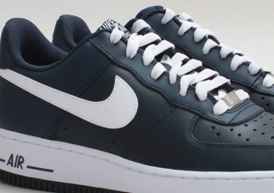 nike air force 1 low armory navy white