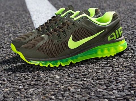 Nike Air Max+ 2013 - Dark Loden - Volt - SneakerNews.com