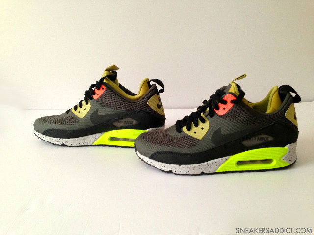 Nike Air Max 90 Mid No Sew Black Olive Volt 2