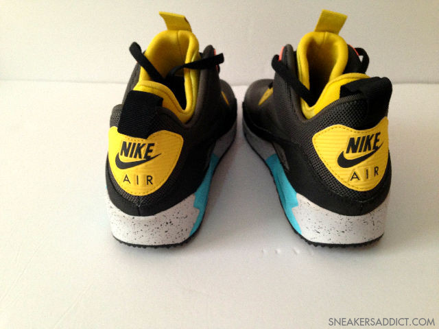 Nike Air Max 90 Mid No Sew Black Olive Yellow Blue 5