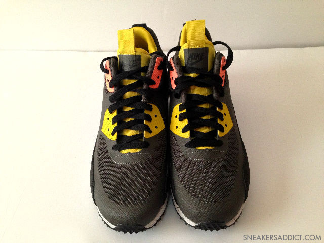 Nike Air Max 90 Mid No Sew Black Olive Yellow Blue 6