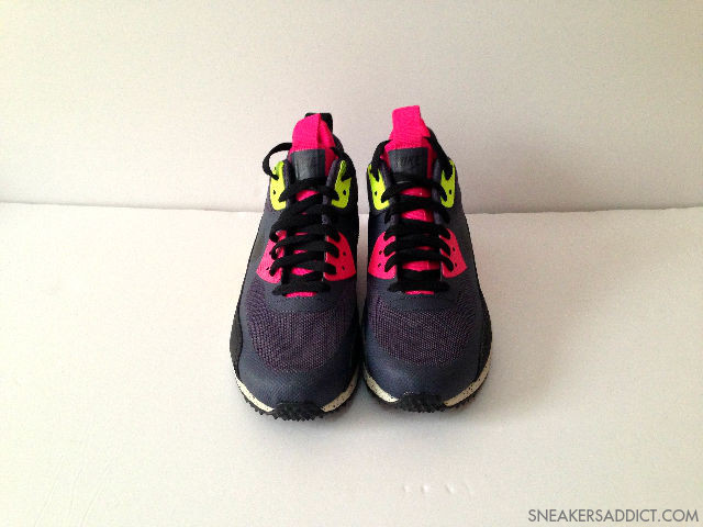 Nike Air Max 90 Mid No Sew Black Pink Orange 3