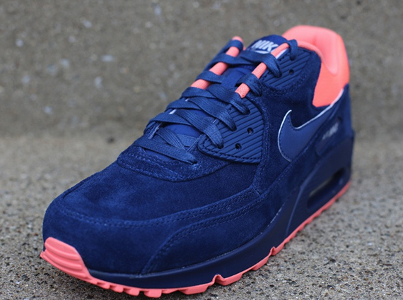 nike air max 90 pink and blue