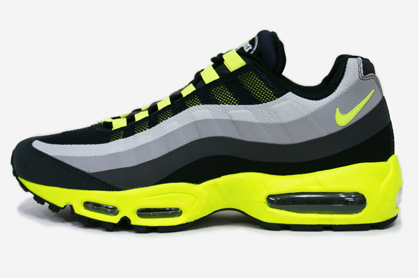 Nike Air Max 95 No Sew Black Volt Dark Charcoal Midnight Fog 03