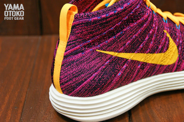 Nike Flyknit Chukka Grand Purple Orange 2