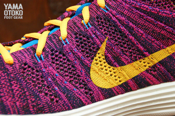 Nike Flyknit Chukka Grand Purple Orange 4
