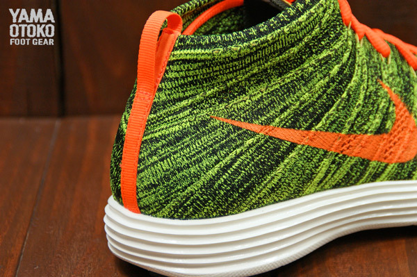 Nike Flyknit Chukka Green Orange 01