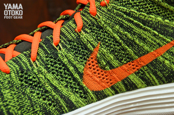 Nike Flyknit Chukka Green Orange 03