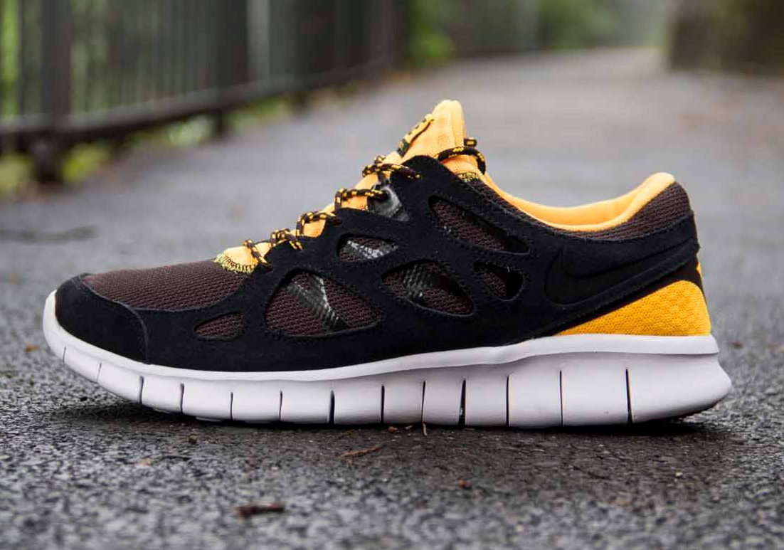 Nike Free 2 Black Laser Orange 2