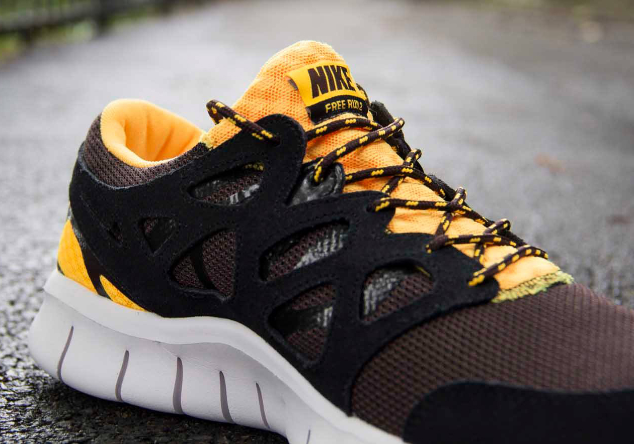 Nike Free 2 Black Laser Orange 3