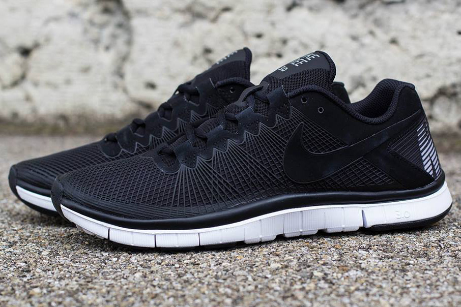 Nike Free Trainer 3 Black Metallic Silver 1