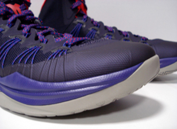 Nike Hyperdunk 2013 Purple Red Grey 3