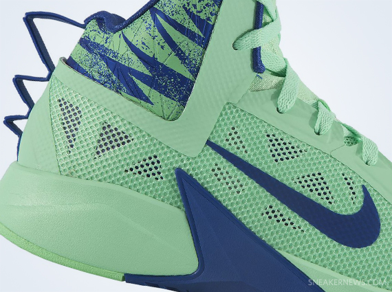 Nike Hyperfuse 2013 - Green Glow Game Royal - SneakerNews.com
