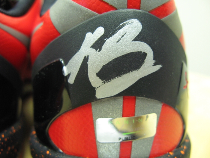 Nike Kobe 8 Challenge Red Kobe Autographed 06