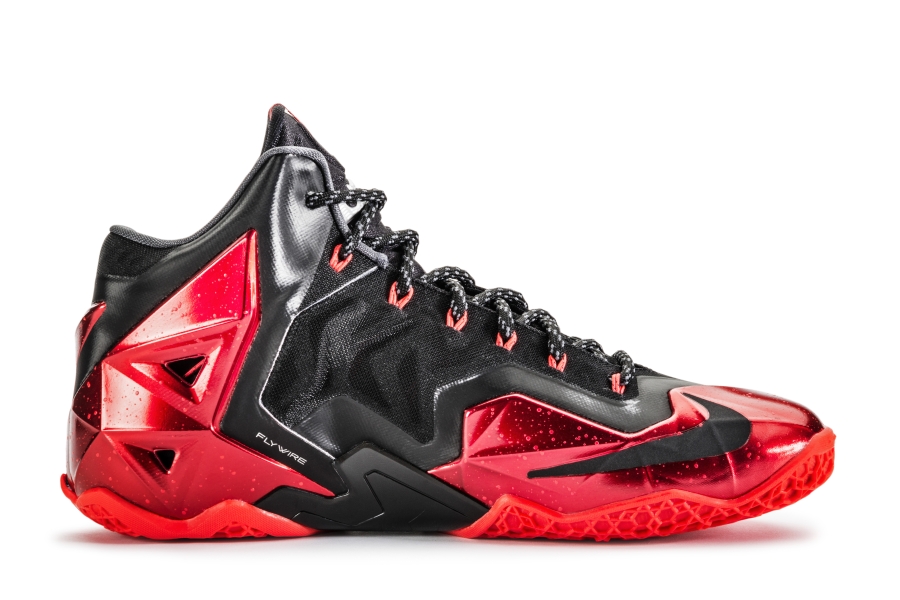 red and black lebron 11