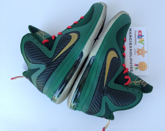 Nike Lebron 9 Unrelesed Green Christmas Sample 03