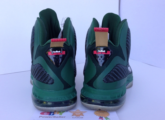 Nike Lebron 9 Unrelesed Green Christmas Sample 04