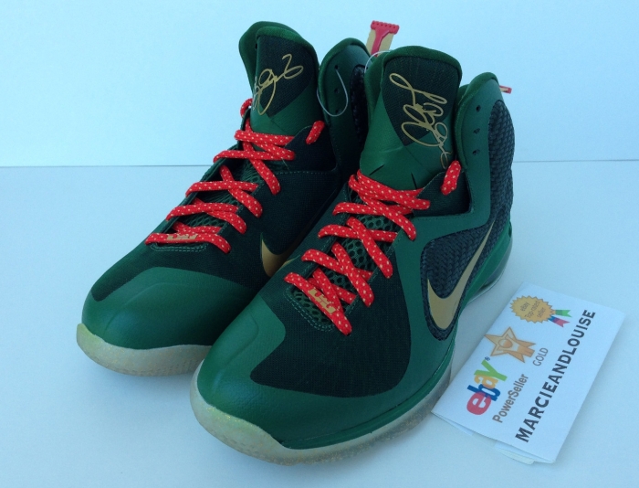 Nike Lebron 9 Unrelesed Green Christmas Sample 05