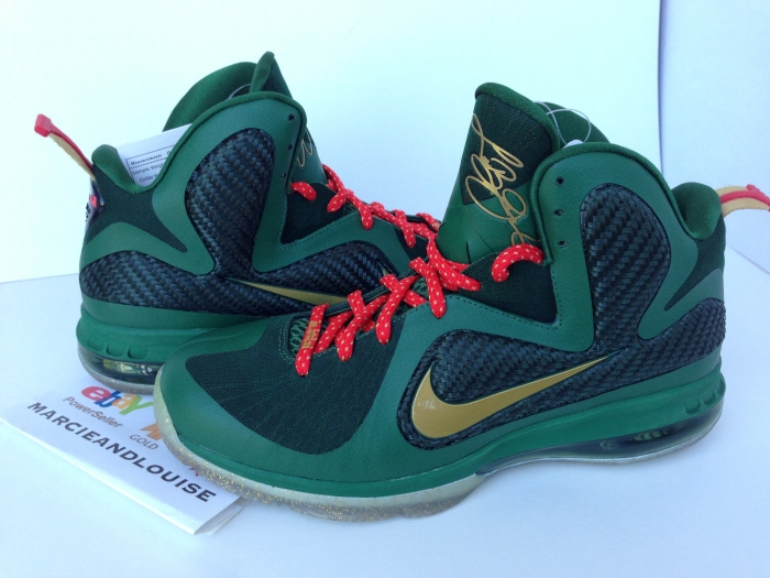 Nike Lebron 9 Unrelesed Green Christmas Sample 07