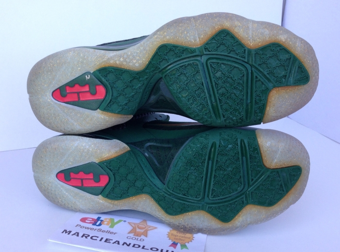 Nike Lebron 9 Unrelesed Green Christmas Sample 12
