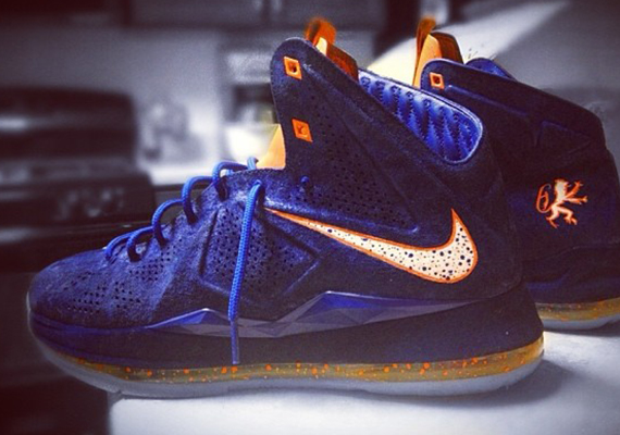 Nike LeBron X EXT "Hardwood Classic" by Mache Customs