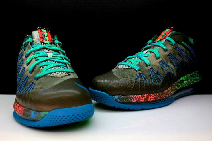 Nike Lebron X Low Reptile 4