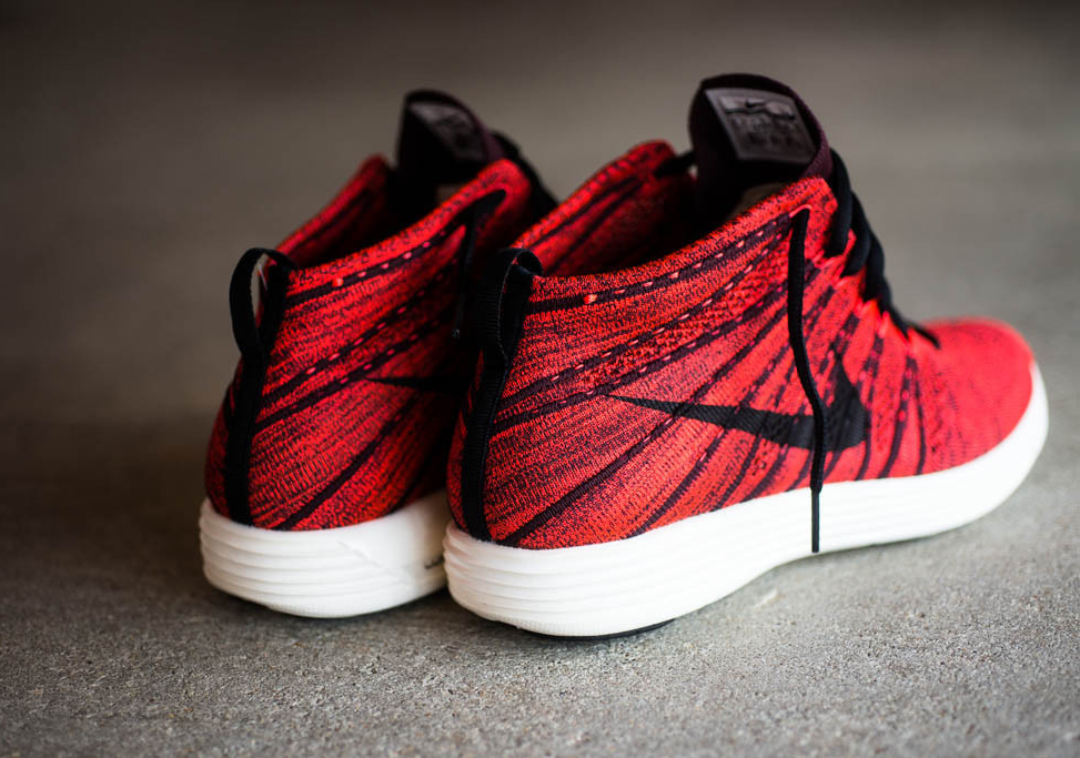Nike Lunar Flyknit Chukka Deep Burgundy Black 1