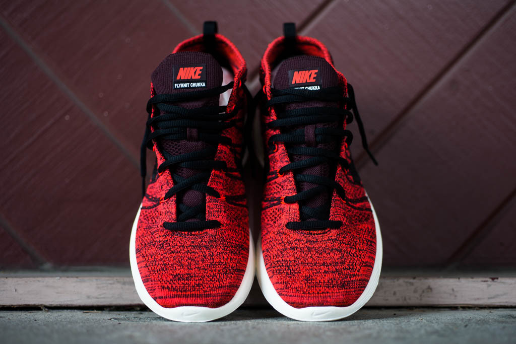 Nike Lunar Flyknit Chukka Deep Burgundy Black 4