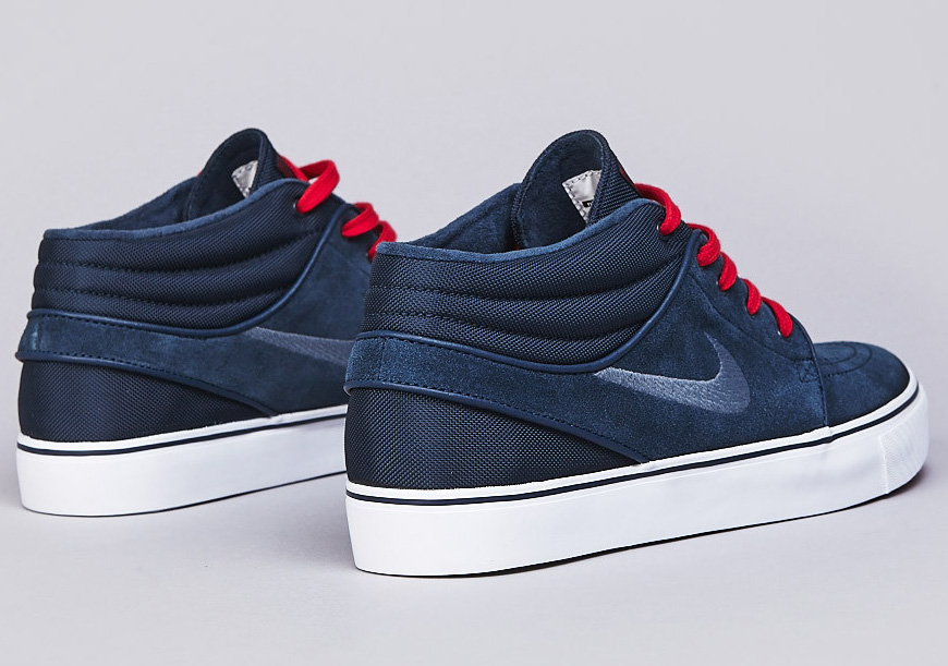 Nike Sb Janoski Armory Navy Slate Red 5