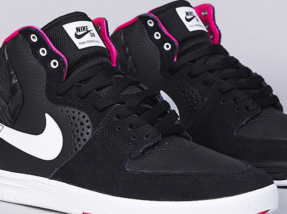 Nike SB Paul Rodriguez 7 High – Black – White – Pink Foil