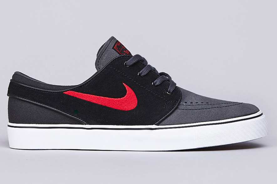 Nike Sb Stefan Janoski Anthracite Unversiry Red Black 1