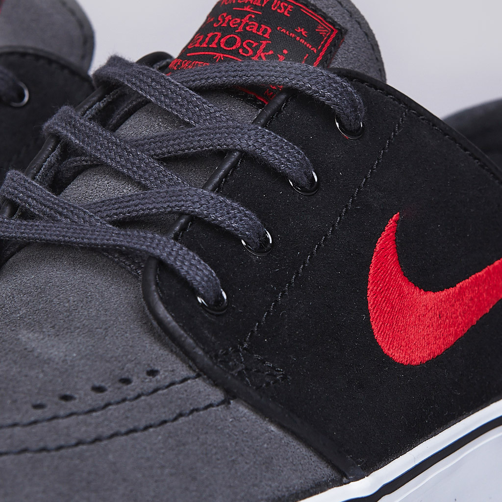 Nike Sb Stefan Janoski Anthracite Unversiry Red Black 6