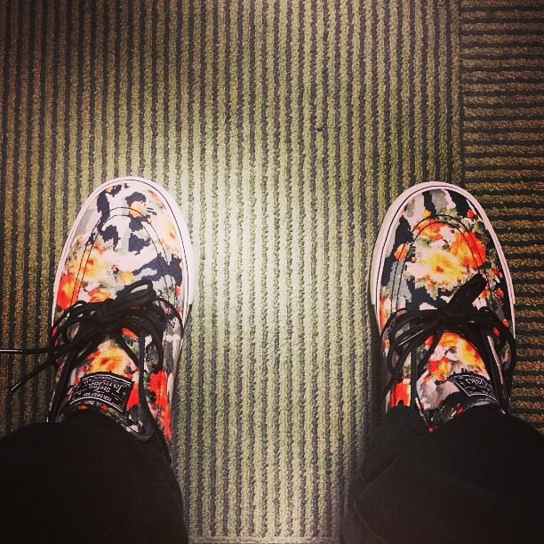 Nike Sb Stefan Janoski Orange Floral 01