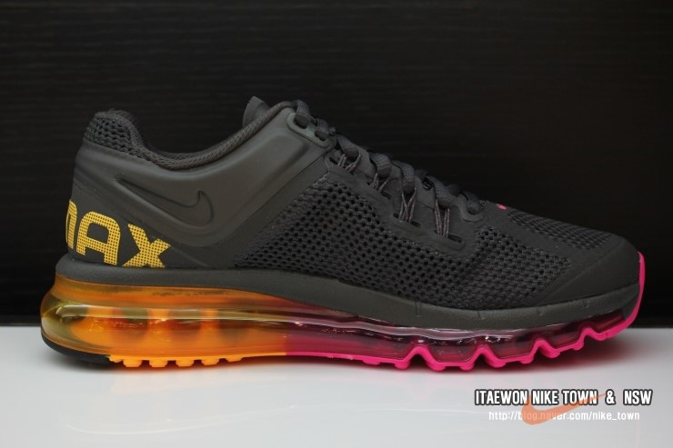 Nike Wmns Air Max 2013 Grey Pink Yellow 13