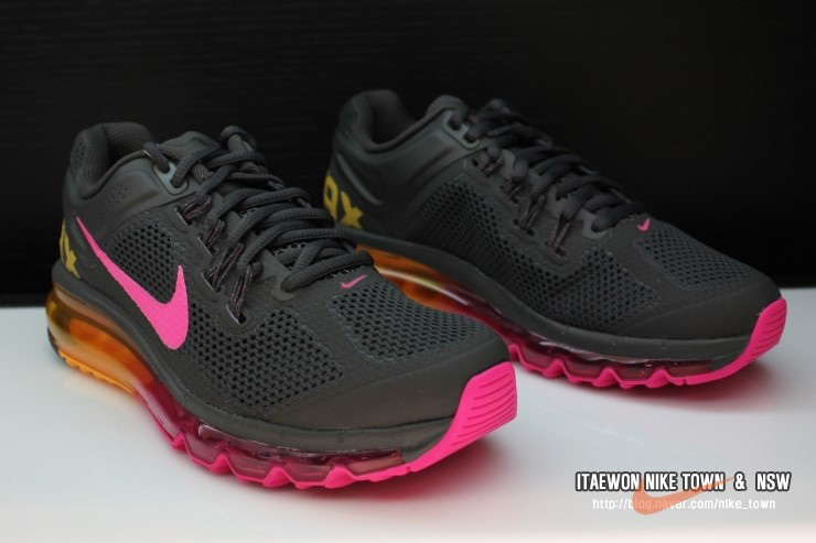 Nike Wmns Air Max 2013 Grey Pink Yellow 5