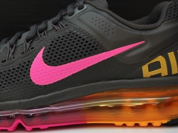 Nike Wmns Air Max 2013 Grey Pink Yellow