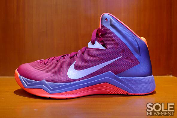 Nike Zoom Hyper Quickness Noble Red Cool Grey 1