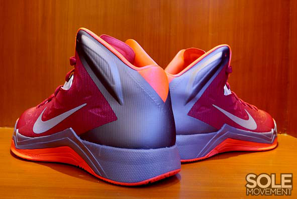 Nike Zoom Hyper Quickness Noble Red Cool Grey 2