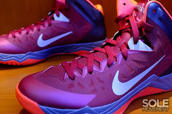 Nike Zoom Hyper Quickness Noble Red Cool Grey 3