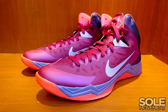 Nike Zoom Hyper Quickness Noble Red Cool Grey 4