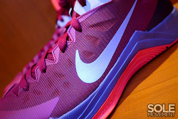 Nike Zoom Hyper Quickness Noble Red Cool Grey 5