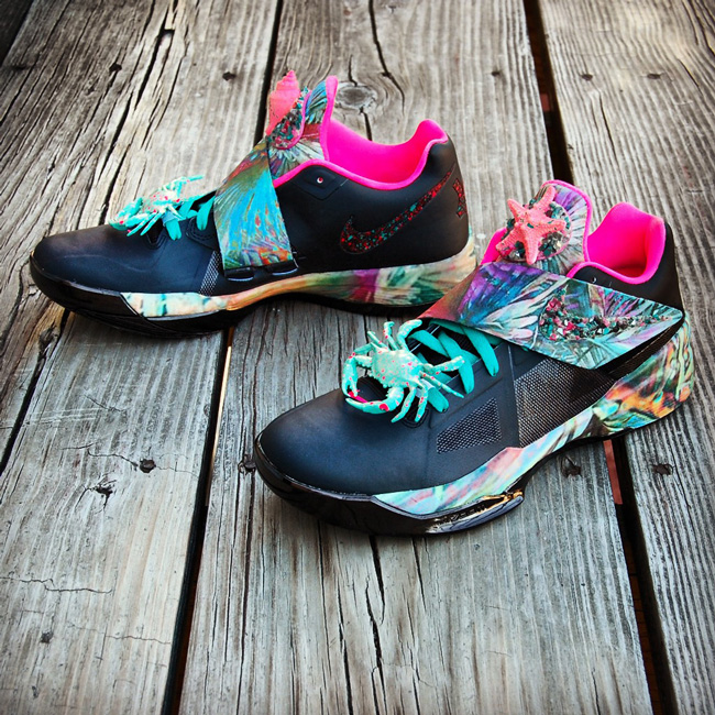 Nike Zoom Kd Iv Summer Sunset Customs 08