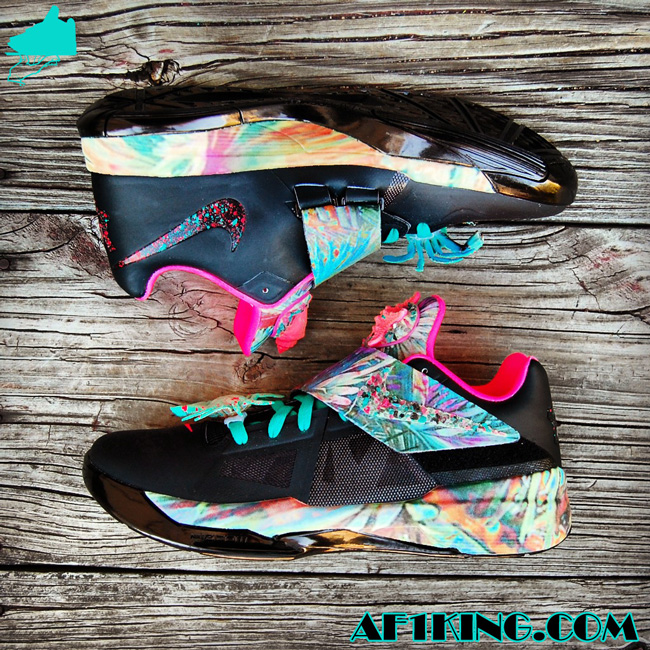 Nike Zoom Kd Iv Summer Sunset Customs 09