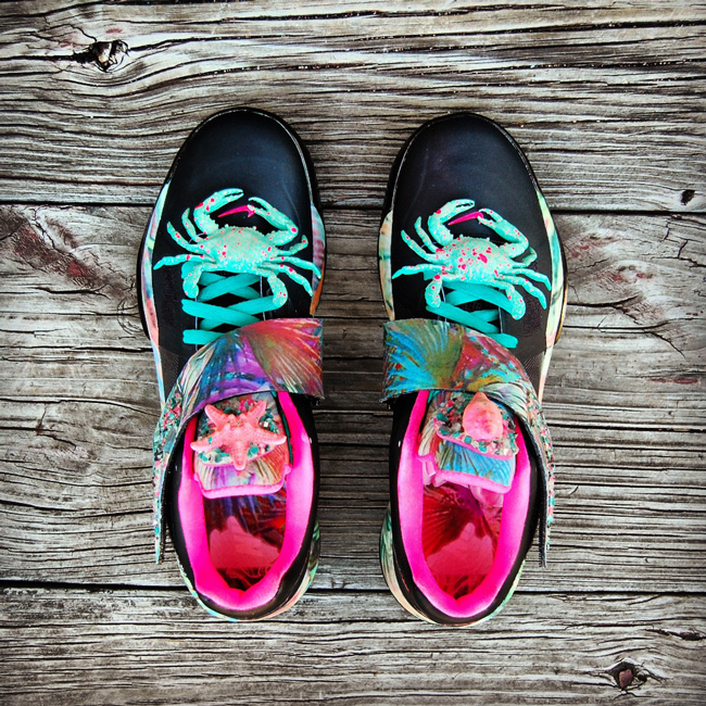 Nike Zoom Kd Iv Summer Sunset Customs 11