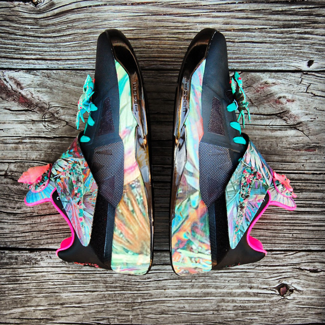 Nike Zoom Kd Iv Summer Sunset Customs 12