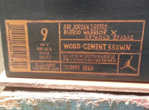 Wooden Air Jordan Iii 4