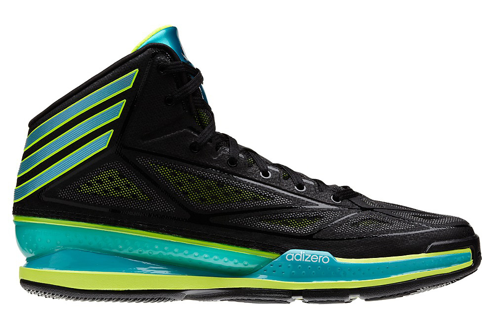 Adidas Crazy Light 3 Black Blast Emerald 1